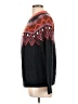 Ann Taylor LOFT Outlet Argyle Black Pullover Sweater Size L - photo 5