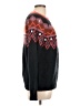Ann Taylor LOFT Outlet Argyle Black Pullover Sweater Size L - photo 4