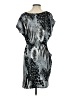 She's Cool 100% Polyester Graphic Gray Cocktail Dress Size S - photo 2