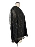 Anne Klein 100% Polyester Black Long Sleeve Blouse Size L - photo 4
