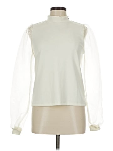 Pieces Long Sleeve Blouse (view 1)