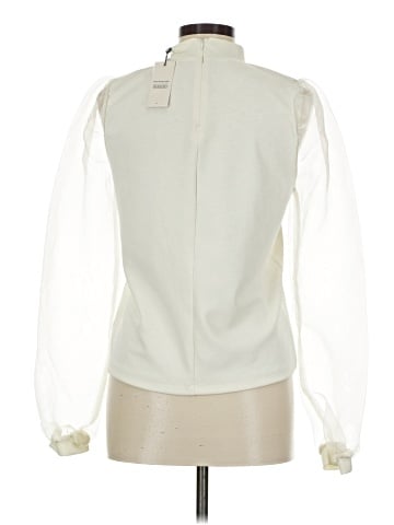 Pieces Long Sleeve Blouse (view 2)