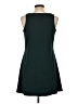Assorted Brands Solid Green Casual Dress Size L - photo 2