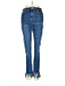 Topshop Chevron-herringbone Blue Jeans Size 30 waist - photo 1