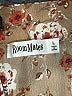 Roommates 100% Polyester Floral Tan Short Sleeve Blouse Size L - photo 7