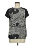 ALLSAINTS Spitalfields 100% Polyester Paisley Gray Short Sleeve Blouse Size 6 - photo 1