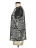 ALLSAINTS Spitalfields 100% Polyester Paisley Gray Short Sleeve Blouse Size 6 - photo 5