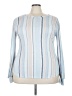 Above and Beyond Blue Long Sleeve Blouse Size 3X - photo 1