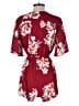 Assorted Brands Floral Burgundy Red Romper Size S - photo 2