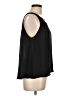 Lily White 100% Polyester Black Sleeveless Blouse Size L - photo 4