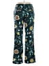 Unbranded 100% Polyester Floral Teal Casual Pants Size 36 - photo 2