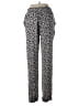 Tart 100% Polyester Animal Print Silver Casual Pants Size M - photo 2