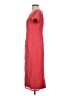 Adolfo Studio 100% Polyester Solid Red Casual Dress Size 4 (petite) - photo 5