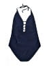 Unbranded Solid Blue One Piece Swimsuit Size L - photo 2