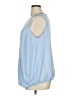 Jennifer Lopez 100% Polyester Blue Sleeveless Blouse Size 1X - photo 5