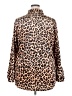 Unbranded Animal Print Brown Long Sleeve Blouse Size 2X - photo 2