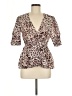 Pinko Brown 3/4 Sleeve Blouse Size M - photo 1