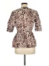 Pinko Brown 3/4 Sleeve Blouse Size M - photo 2