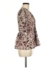 Pinko Brown 3/4 Sleeve Blouse Size M - photo 4