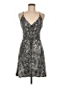 Express Paisley Gray Cocktail Dress Size M - photo 1