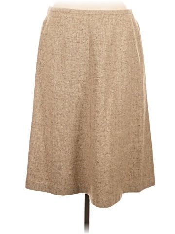 Linda Allard Ellen Tracy Silk Skirt (view 2)
