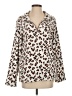 Unbranded 100% Polyester Animal Print Ivory Jacket Size S - photo 1