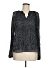 Banana Republic Silver Long Sleeve Blouse Size M - photo 1