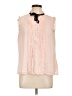 Elle 100% Polyester Pink Sleeveless Blouse Size L - photo 1