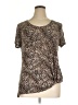 Nine Britton Brown Short Sleeve Top Size XL - photo 1