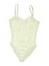 Adam Pour Eve Green Ivory Bodysuit Size S - photo 1