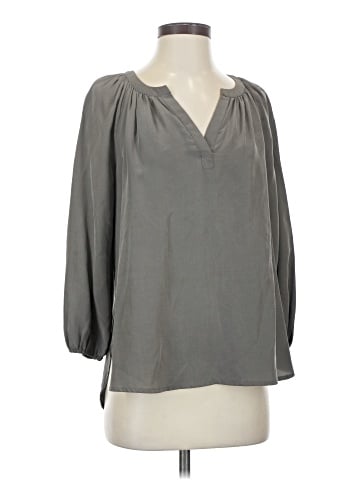 Max Studio 3/4 Sleeve Silk Top (view 1)