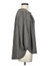 Max Studio 100% Silk Gray 3/4 Sleeve Silk Top Size S - photo 4