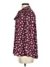 J.Crew 100% Polyester Polka Dots Burgundy Long Sleeve Blouse Size S - photo 5