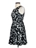Express 100% Polyester Graphic Black Cocktail Dress Size 0 - photo 5