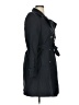 Tahari Black Blue Trenchcoat Size XL (estimated) - photo 4
