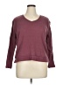 Just Be... Burgundy Pullover Sweater Size 1X - photo 1