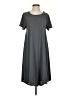 Lularoe Solid Gray Casual Dress Size S - photo 1