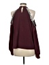 Shein Burgundy Long Sleeve Blouse Size 8 - 10 - photo 2