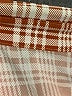Unbranded 100% Polyester Plaid Orange Long Sleeve Blouse Size M - photo 7