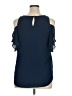 B.wear Blue Short Sleeve Blouse Size XL - photo 2