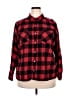Croft & Barrow Plaid Red Long Sleeve Button-Down Shirt Size 2X - photo 1