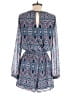 Express 100% Polyester Paisley Blue Romper Size S - photo 2