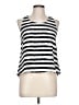 Pure Sugar 100% Polyester Silver Sleeveless Top Size L - photo 1