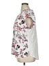 Daniel Rainn Floral White Gray Short Sleeve Blouse Size 1X - photo 5