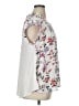 Daniel Rainn Floral White Gray Short Sleeve Blouse Size 1X - photo 4