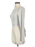 B.wear Gray Long Sleeve Top Size S - photo 5