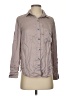 Bella Dahl Metallic Tan Long Sleeve Button-Down Shirt Size XS - photo 1