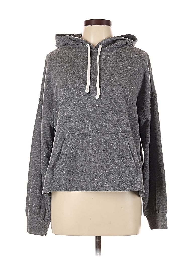 Pre-owned Mwl By Madewell Pullover Hoodie In Gray