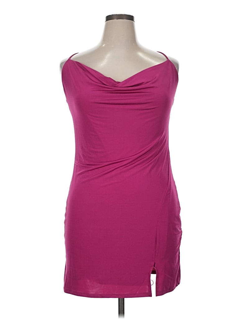 Garage Cocktail Dress In Burgundy