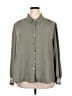 Unique Spectrum 100% Polyester Green Long Sleeve Blouse Size 2X - photo 1